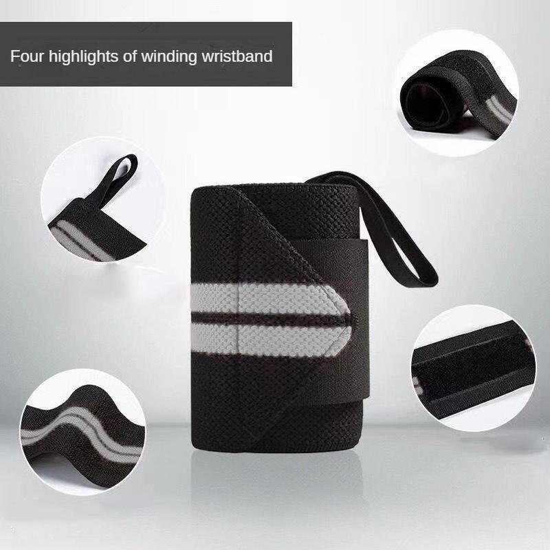 Sports Wristband, 1 Pair Professional Wristband for Weightlifting and Gym Training, Sports Wristband for Men & Women