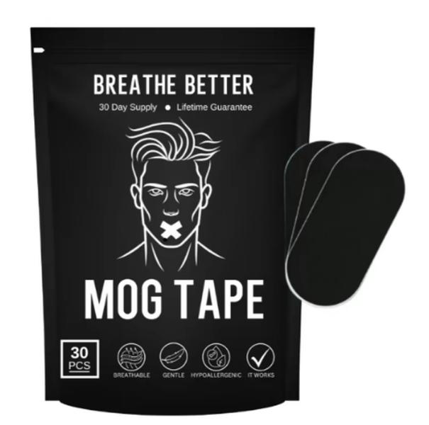 Mog Mouth Tape: Your One-Month Supply Solution for Optimal Sleep and Athletic Performance - 30 Strips of Premium MogStrips for Uninterrupted Rest and Enhanced Sport Experiences