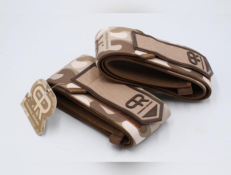 Personal Record Heavy Duty Premium Elbow Wraps - PR903 - Sand Camo