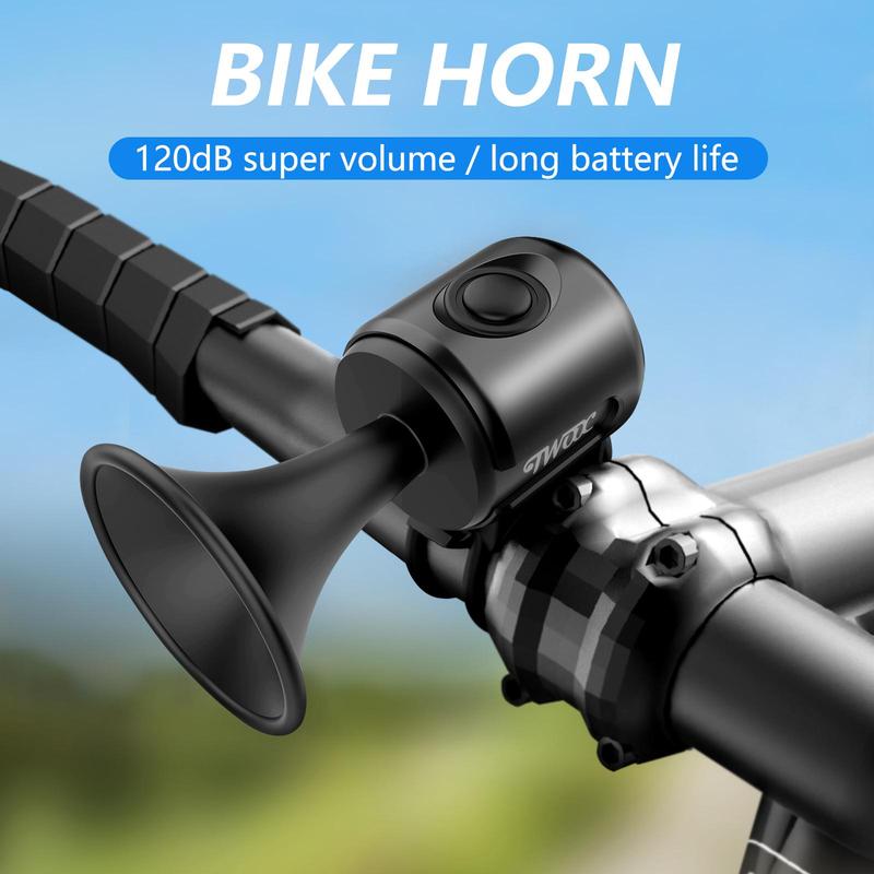 Bicycle Horn, 120db Waterproof Safety Electric Bike Horn, Waterproof Safety Electric Bike Horn for Outdoor Cycling