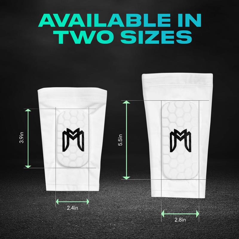 MediCaptain Mini Shin Pad Sleeves - Mini Shin Guards Soccer – Built in Shin Pads for Men, Women, Teens – Small Shin Guards - Perfect for High Level Players - Lightweight, Breathable Comfortable