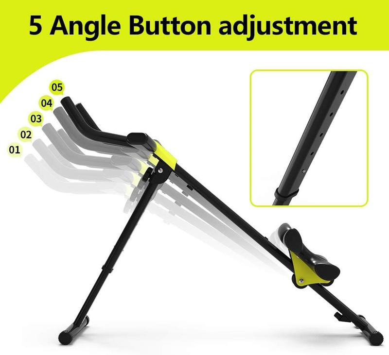 Height Adjustable Ab Trainer Abdominal Whole Body Workout Machine Waist Cruncher Core Toner Leg Thighs Buttocks Shaper with LCD Monitor ab workout machine