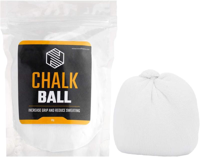 Chalk Ball 2.2 oz - Premium Chalk for Rock Climbing, Weight Lifting, Gymnastics Bowling Crossfit - Mess Free Gym Chalk with Refillable Sock