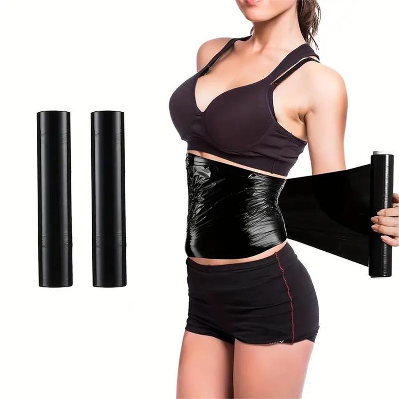 Black Body Wrap, 1 Count Multifunctional Body Wrap for Exercise & Enhanced Sweat Belly Membrane, Fitness Accessories for Home Gym, Christmas Gift