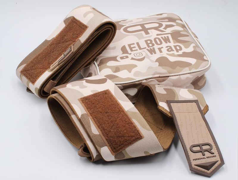 Personal Record Heavy Duty Premium Elbow Wraps - PR903 - Sand Camo