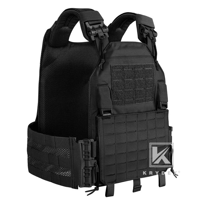 KRYDEX Quick Release Molle Plate Carrier Body Armor Airsoft Tactical Combat Vest With Plates tactical vest