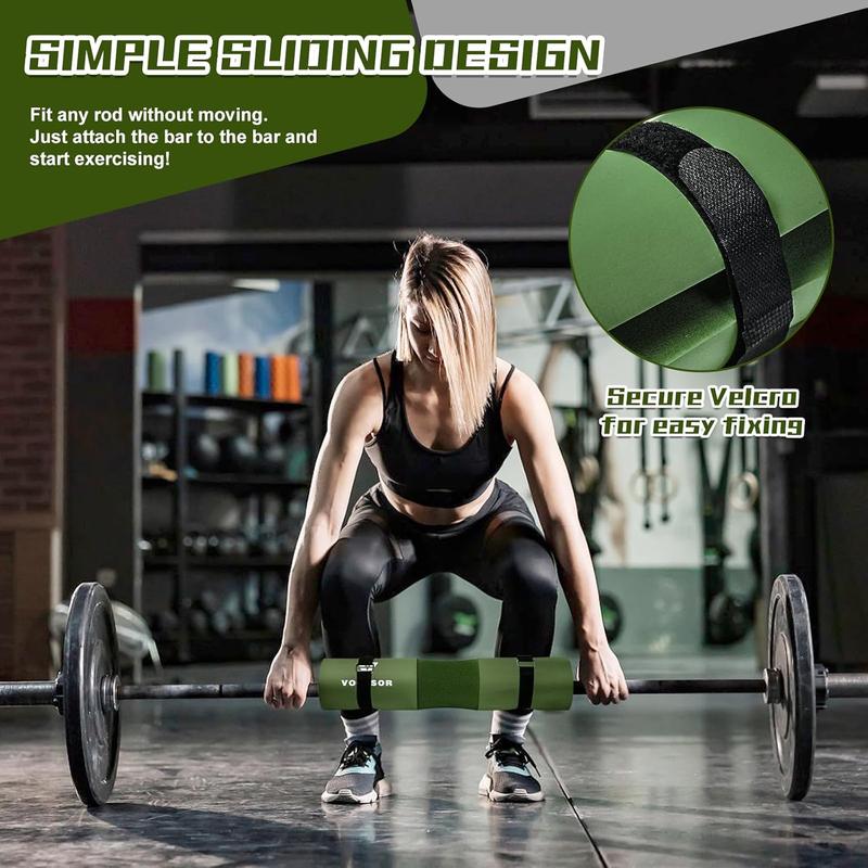 Squat Pad - Barbell Pad for Hip Thrust, Squats, Lunges - Neck & Shoulder Protective Pad - Hip Thrust Pad for Standard and Olympic Bars