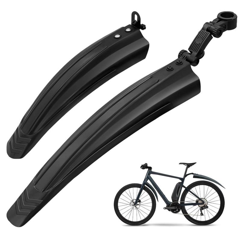 Bike Fender Set, 2 Counts Bicycle Front & Rear Mudguard, Portable Adjustable Mountain Bike Cycling Tires Front and Rear Mud Guard, Bicycle Accessories for Cycling