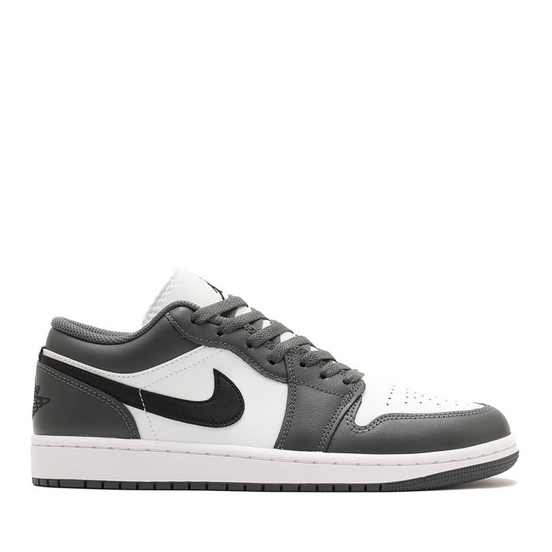 Nike Air Jordan 1 Low Iron Grey 553558-152 Men's Fashion Sneaker New