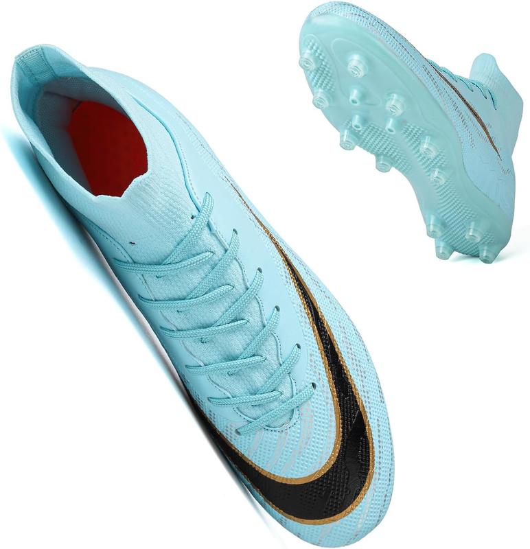 Men's Soccer Cleats Lightweight Football Cleats Professional Training High-top Soccer Shoes