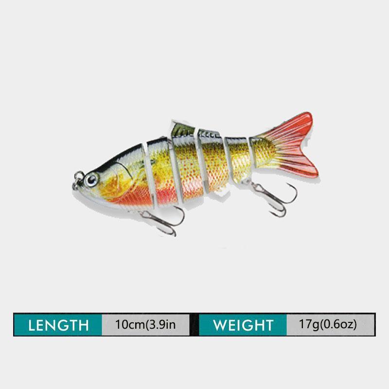 Artificial Fishing Lure, Lifelike S-shaped Fishing Bait for Bass Trout, Slow Sinking Fishing Lure, Fishing Gear for Men