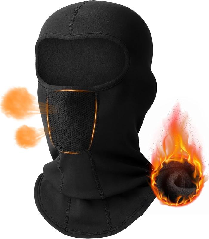 Ski Mask Breathable Balaclava Windproof Winter Thermal Face Cover for Cold Weather Skiing  for Men and Women