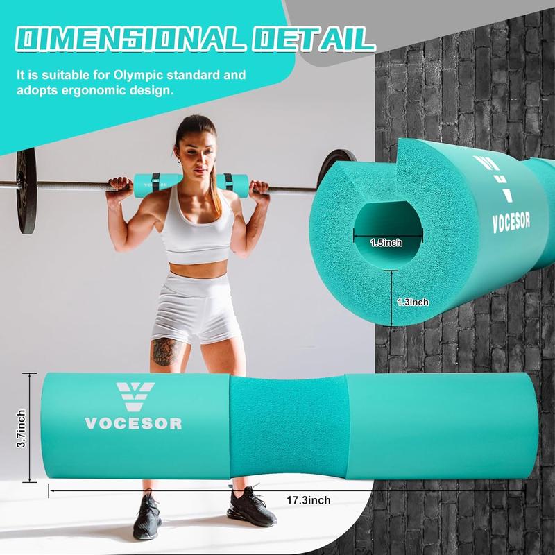 Squat Pad - Barbell Pad for Hip Thrust, Squats, Lunges - Neck & Shoulder Protective Pad - Hip Thrust Pad for Standard and Olympic Bars