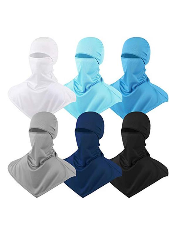 Solid Color Breathable Face Mask, 1 Count Outdoor Sports Face Cover, Sun Protection Face Mask, Sports & Outdoor Clothes Accessories