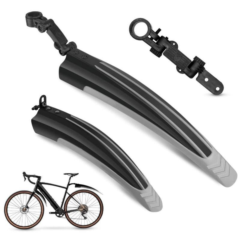 Bike Fender Set, 2 Counts Bicycle Front & Rear Mudguard, Portable Adjustable Mountain Bike Cycling Tires Front and Rear Mud Guard, Bicycle Accessories for Cycling