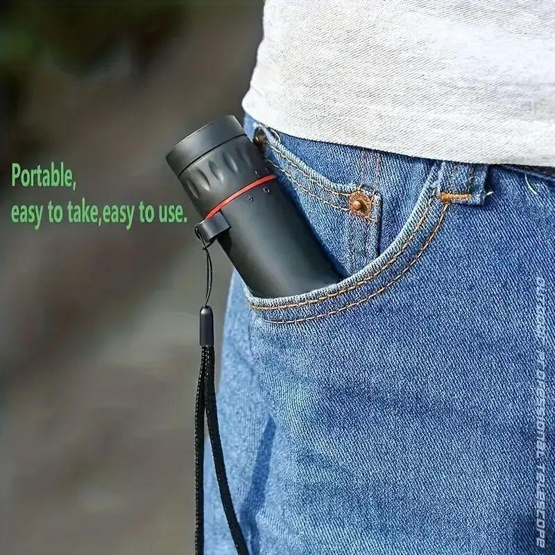 2000x25, 12X HD Magnification Monocular, High-Power Telescope, Perfect Photo Gift, Christmas Gift