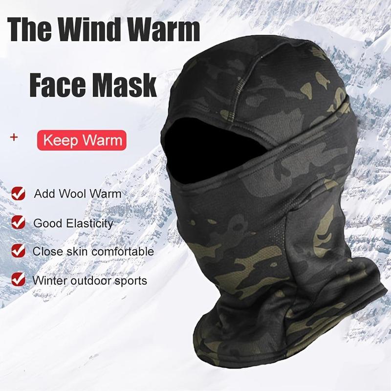 Winter Warm Face Mask, 2 Counts Windproof Face Cover, Outdoor Sports Face Mask for Cycling, Driving, Skiing, Perfect Holiday Gift