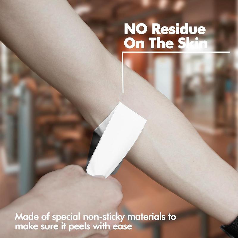SURE TAPE 4-Pack (1.5in X 45 ft pack) White Athletic Sports Tape - Strong Easy Tear NO Sticky Residue for Athlete