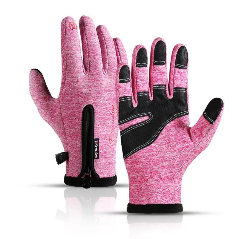 Windproof winter gloves, touch screen gloves, warm gloves for men and women, outdoor cycling gloves, running, camping, driving