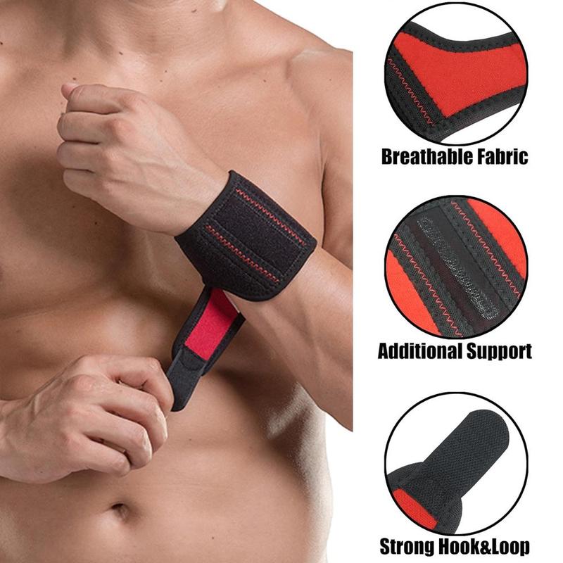 Wrist Belt with Support Springs, 2 Counts Wrist Splint, Sport Compression Strap for Men and Women, Weightlifting, Working Out