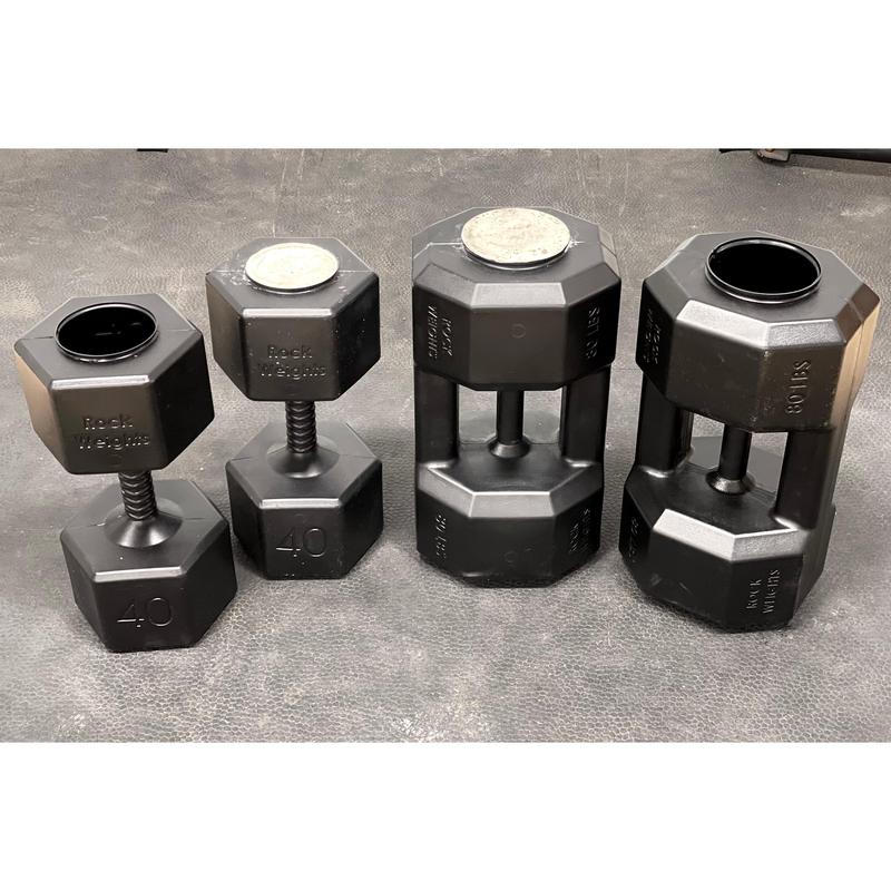 Dumbbell Mold - Just add Concrete! (25, 40, 60, and 80 lbs)