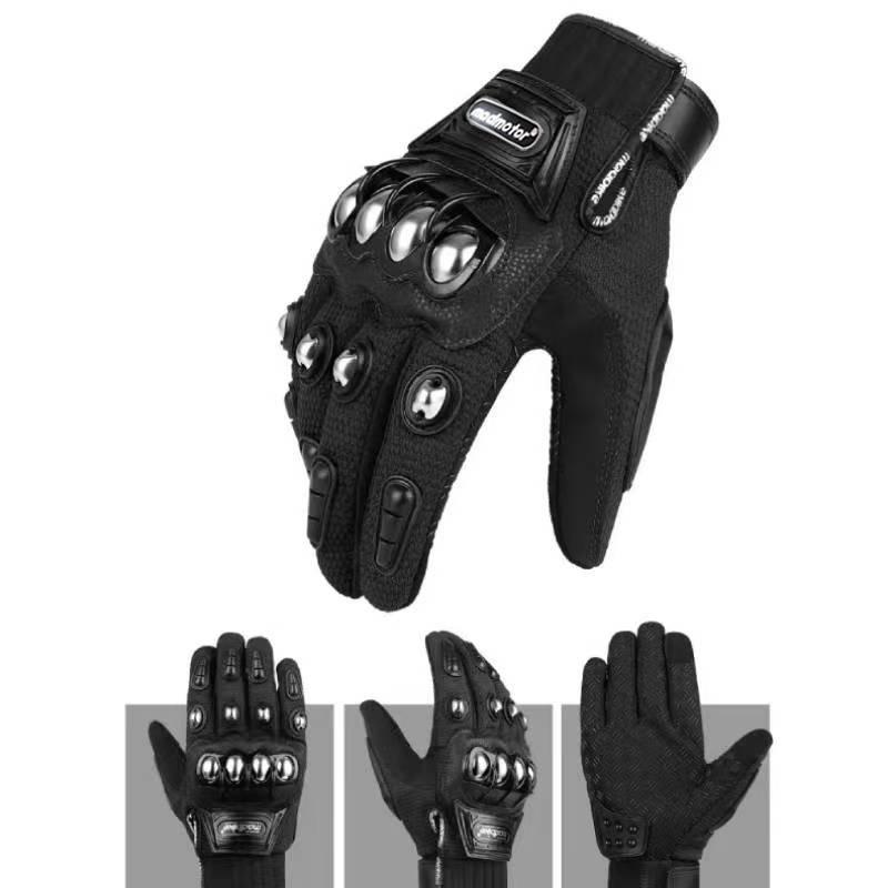 Knuckle Motorcycle Gloves for Men & Women, 1 Count Riding Protective Gloves, Outdoor Riding Gear, Motorcycle Gear for Hand Protection, Riding Bike Gloves, Protective Gear for Riding, Motorcycle Accessories, Stocking Fillers Gift