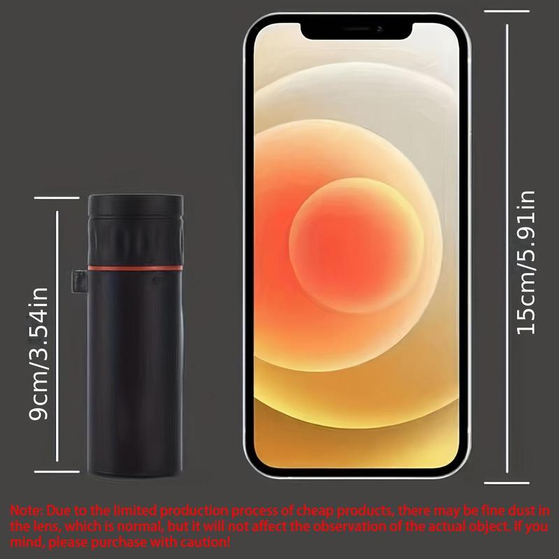 Portable Single Tube Telescope, 2000x25 HD Magnification Monocular High Power Telescope, Suitable for Outdoor Camping, Travel, Concerts, Fishing