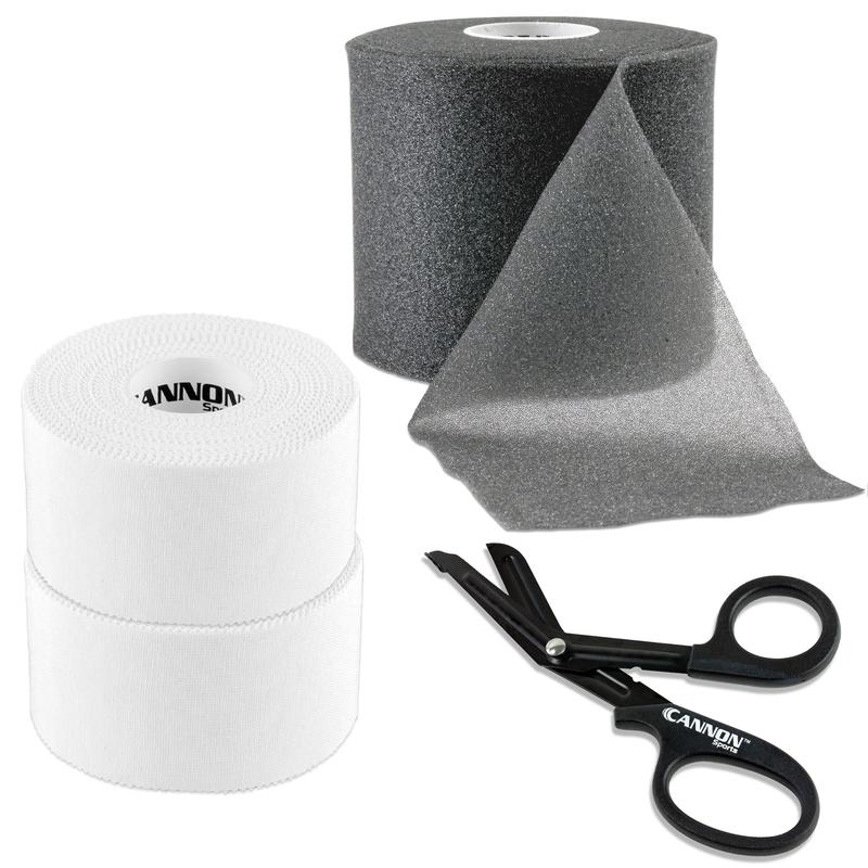 Premium Athletic Tape and Pre-Wrap Set with Scissor - Easy Tear, Strong Support - Hypoallergenic & Breathable