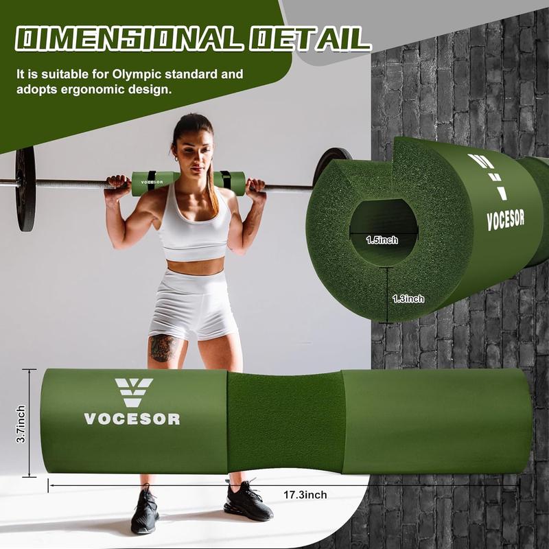 Squat Pad - Barbell Pad for Hip Thrust, Squats, Lunges - Neck & Shoulder Protective Pad - Hip Thrust Pad for Standard and Olympic Bars