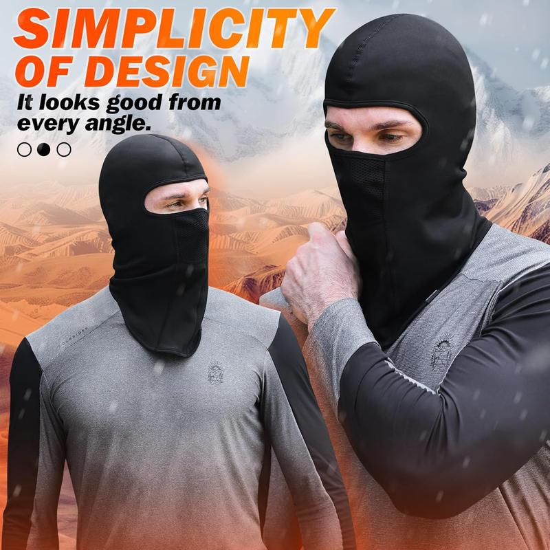 Ski Mask Breathable Balaclava Windproof Winter Thermal Face Cover for Cold Weather Skiing  for Men and Women