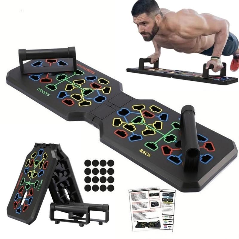 Push-up Board, 1 Set Push-up Training Board, Home Push-up Training Board, Chest Muscle Abdominal Muscle Training Equipment for Men & Women, Strength Training Equipment , Christmas Gift