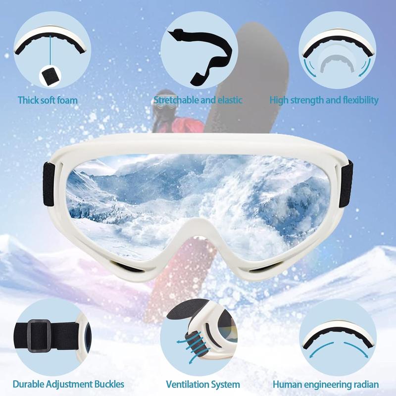 HZB Ski Goggles Snow Snowboard Goggles for Adult Men Women Youth Teens Kids Boys & Girls Winter Snow Sports Goggles