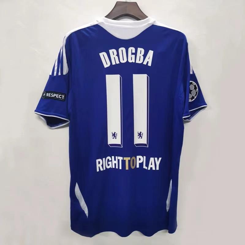 11-12 UEFA Champions League final edition Chelsea retro jersey Drogba, Lan, Padre, Terry, Torres football jersey