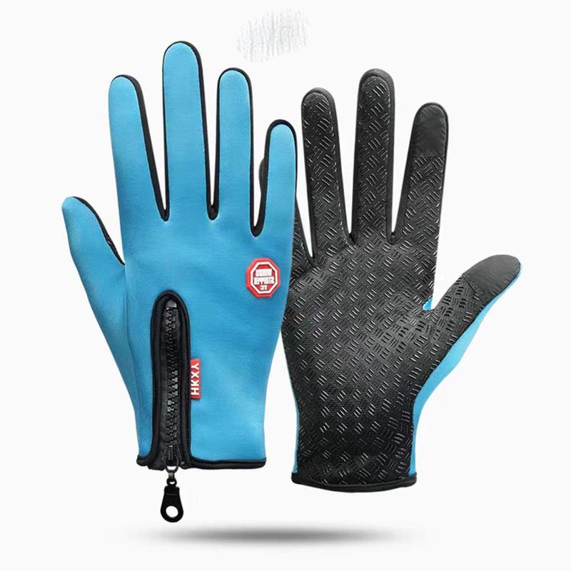 Touch Screen Riding Gloves, Winter Cold & Wind Warm Fishing Gloves, Touch Water Repellent Outdoor Gloves, Motorcycle Accessories