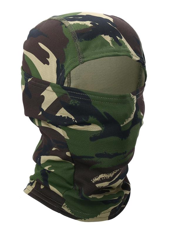 Camouflage Balaclava Sports Full Face Mask Outdoor Hiking Camping Bicycle Windproof Hood Cap Neck Cover Motorcyle Helmet Liner Scarf Men Women