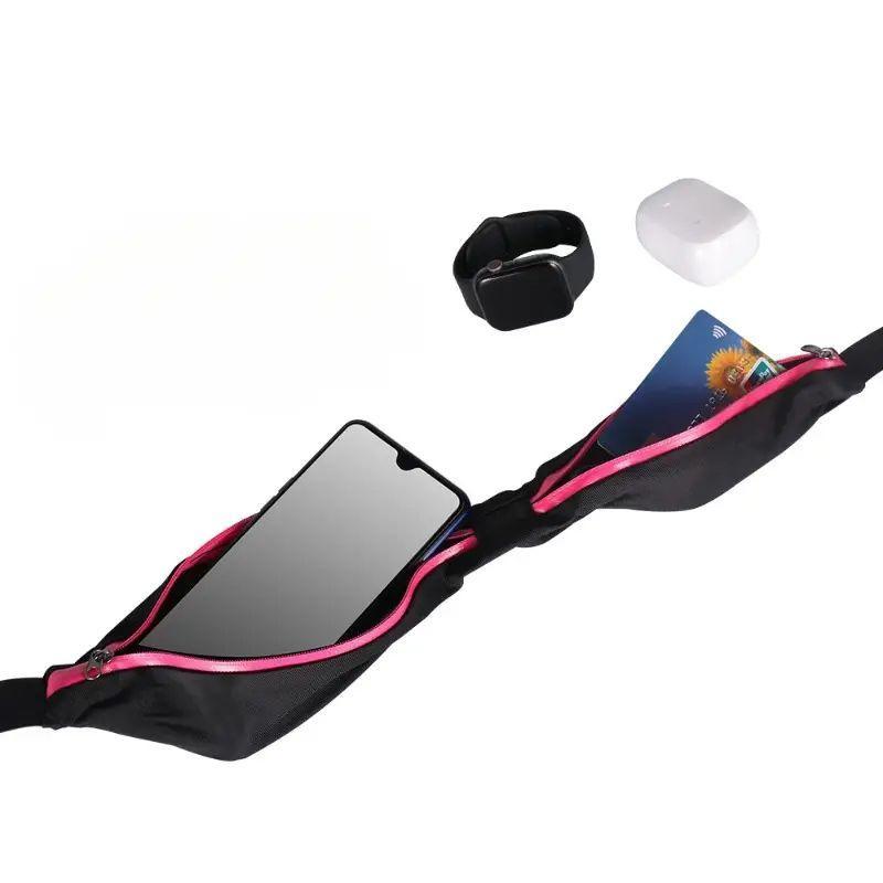 Running Waist Bag, Waterproof Adjustable Running Belt Bag, Sports Waist Bag for Running Cycling