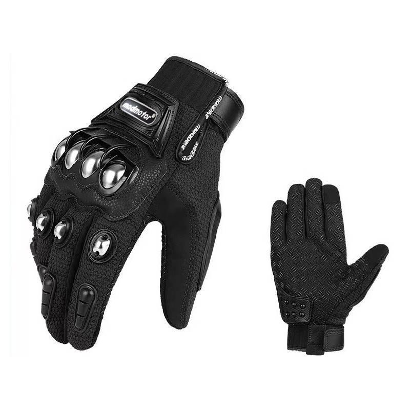 Knuckle Motorcycle Gloves for Men & Women, 1 Count Riding Protective Gloves, Outdoor Riding Gear, Motorcycle Gear for Hand Protection, Riding Bike Gloves, Protective Gear for Riding, Motorcycle Accessories, Stocking Fillers Gift