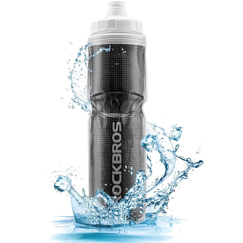 ROCKBROS Bicycle Water Bottle 670ml Insulate Bottle Riding PP5 Material Keep Cold Insulation Bike Accessories