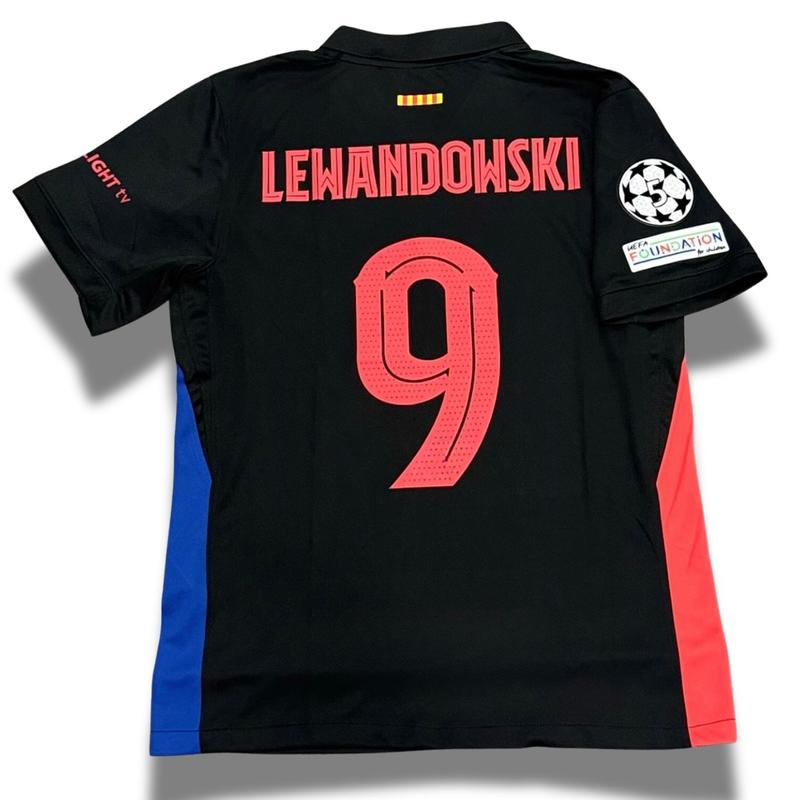 Soccer Jersey   Fan Version   Slim Fit   Best Quality   Bar   Away   Black   RL9