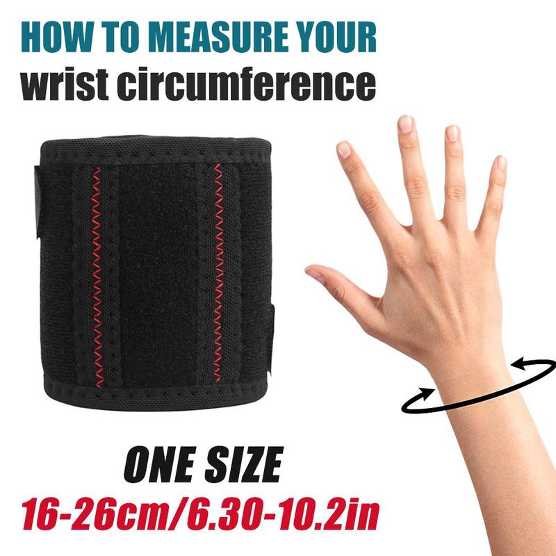 Wrist Belt with Support Springs, 2 Counts Wrist Splint, Sport Compression Strap for Men and Women, Weightlifting, Working Out