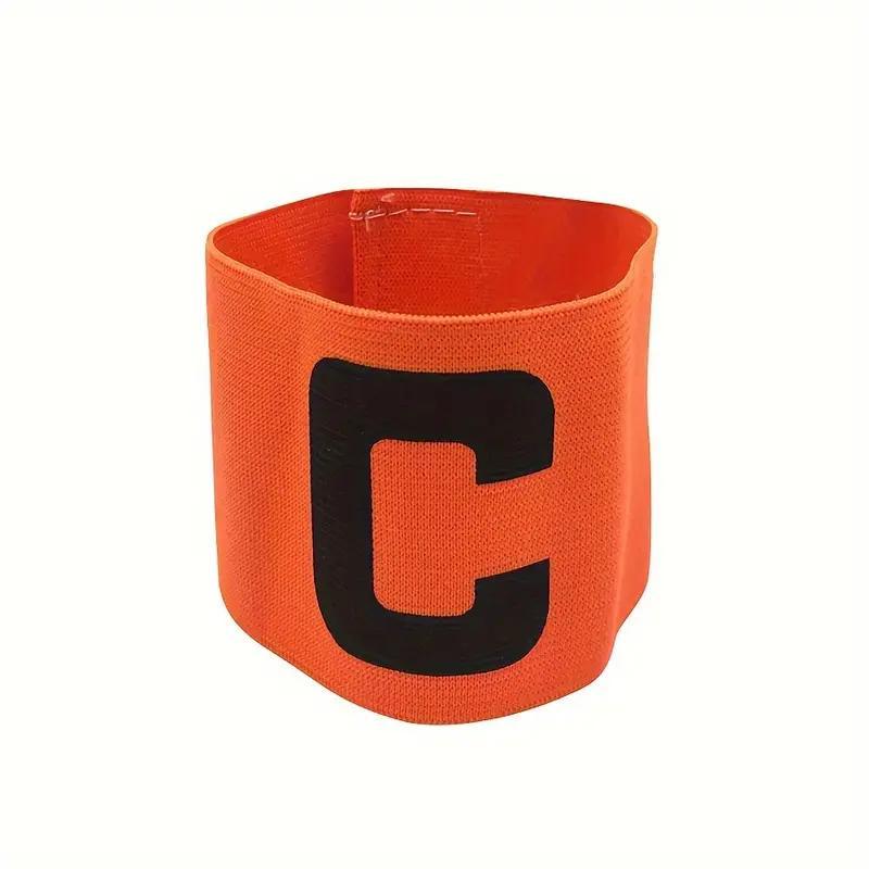 C Letter Armband, Elastic Football Arm Band, Breathable Sports Captain Leader Armband, Sports & Outdoor Accessories