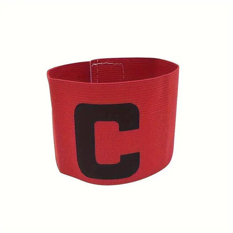 C Letter Armband, Elastic Football Arm Band, Breathable Sports Captain Leader Armband, Sports & Outdoor Accessories