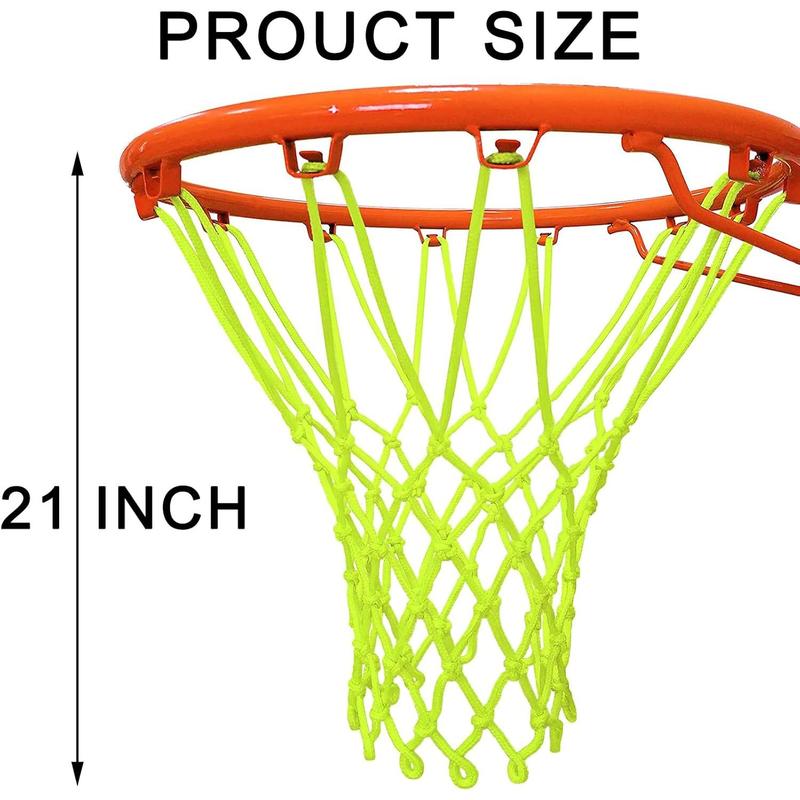 Glow Basketball Net, Nightlight Basketball Net Luminous Outdoor Portable Sun Powered Sport Nylon