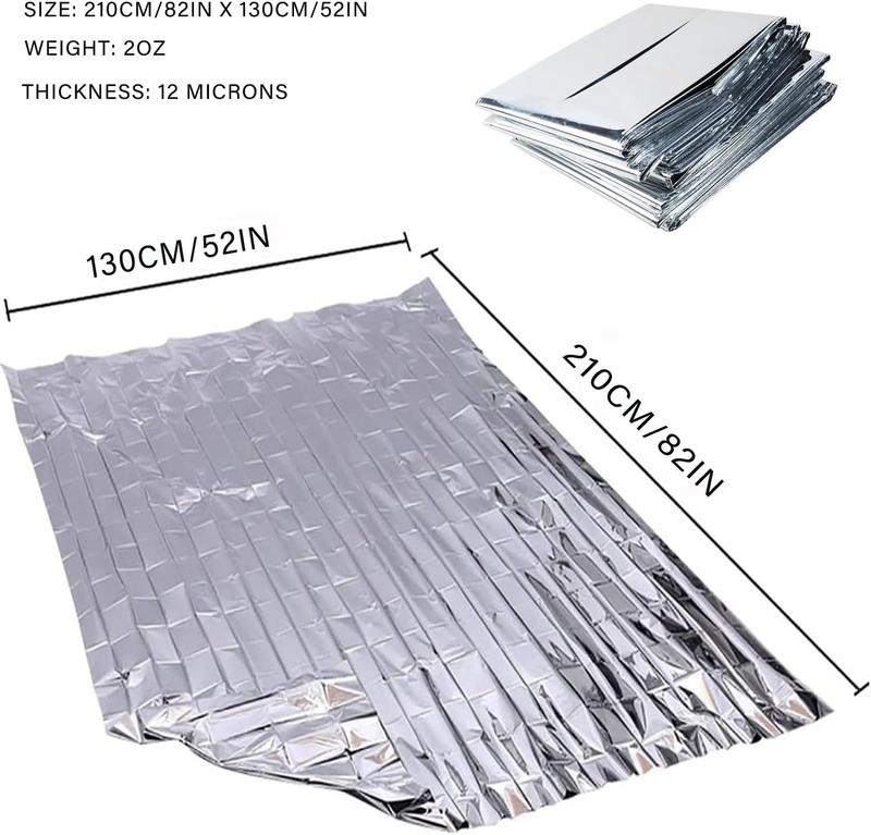 Emergency Thermal Blanket Survival Safety Insulating Mylar Heat 52