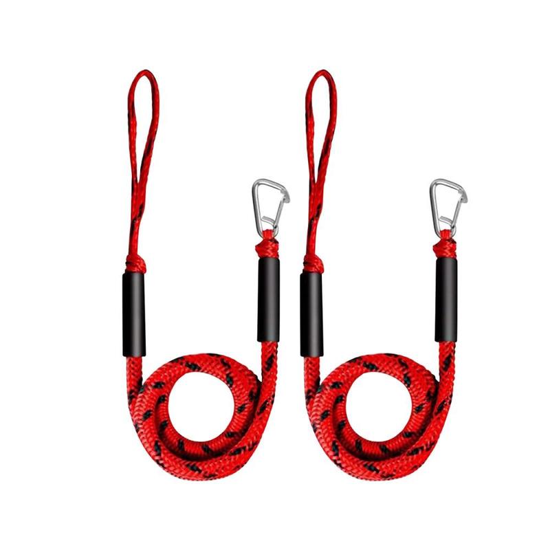 2Pcs Boat Bungee Dock Line Boat Docking Rope Boat Tie Down Ropes for Dock