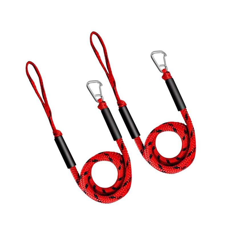 2Pcs Boat Bungee Dock Line Boat Docking Rope Boat Tie Down Ropes for Dock