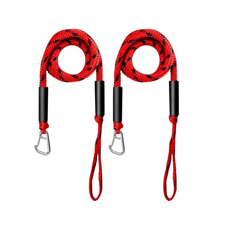 2Pcs Boat Bungee Dock Line Boat Docking Rope Boat Tie Down Ropes for Dock