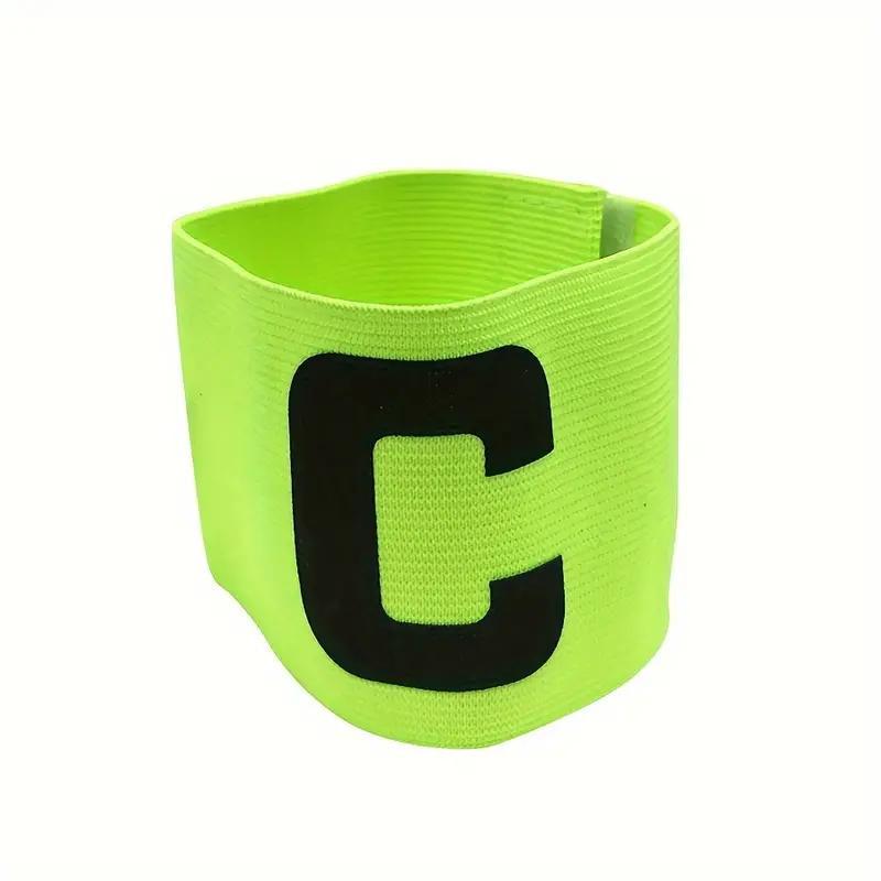 C Letter Armband, Elastic Football Arm Band, Breathable Sports Captain Leader Armband, Sports & Outdoor Accessories