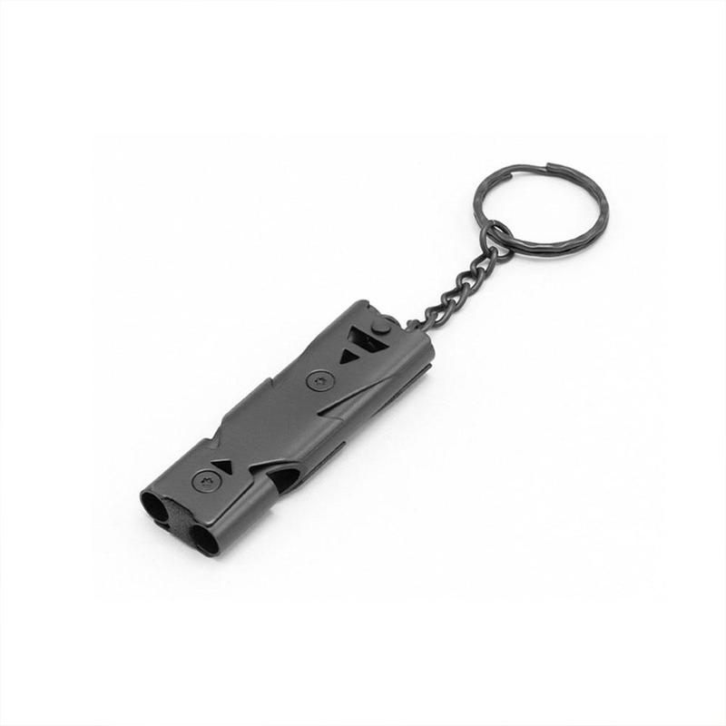 Outdoor Survival Whistle, High-frequency Survival Whistle, Stainless Steel High-pitched Whistle, Survival Whistle for Outdoor Rescue