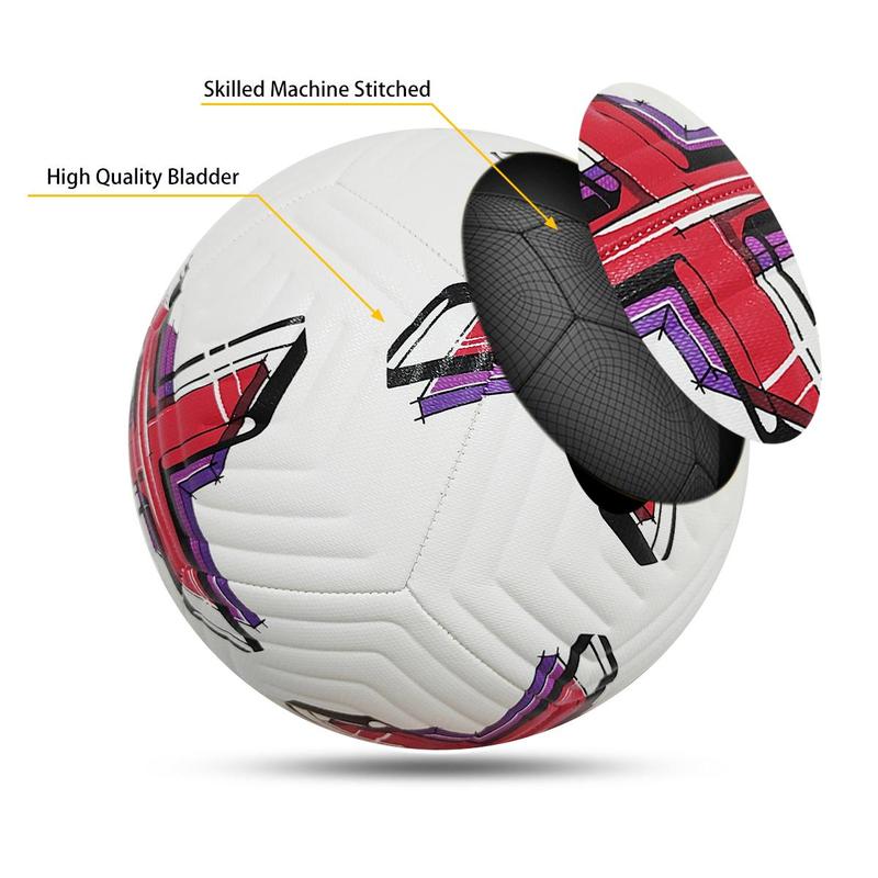 Size 5 Football, Professional Football Training Ball, Football Training Equipment for Indoor Outdoor Use, Ball Sports Supplies for Teens & Adults